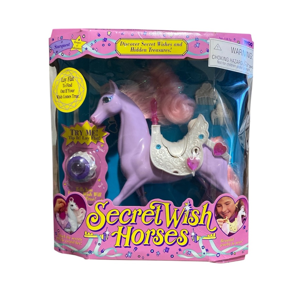 VINTAGE Rare 1994 Sealed TYCO Secret Wish Horses Starquest 90’s HTF Toy Pony
